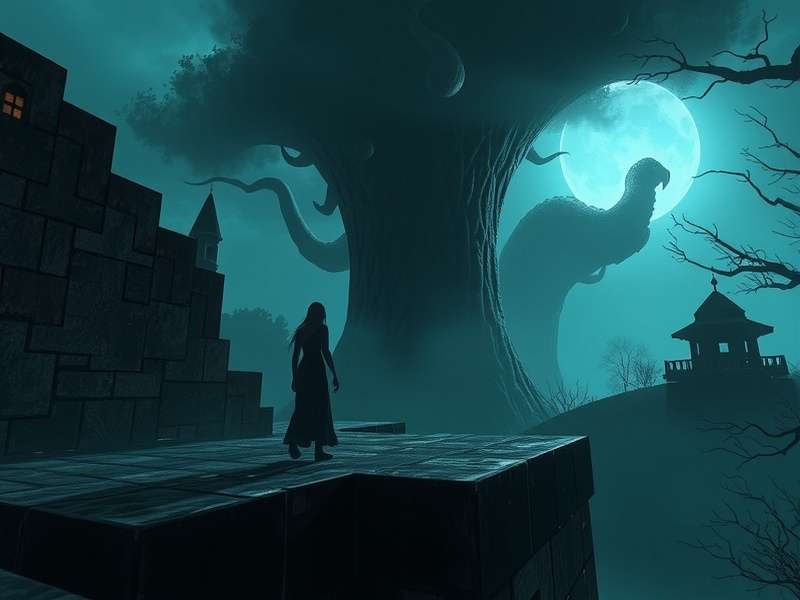 Eerie Enclave puzzle solving scene